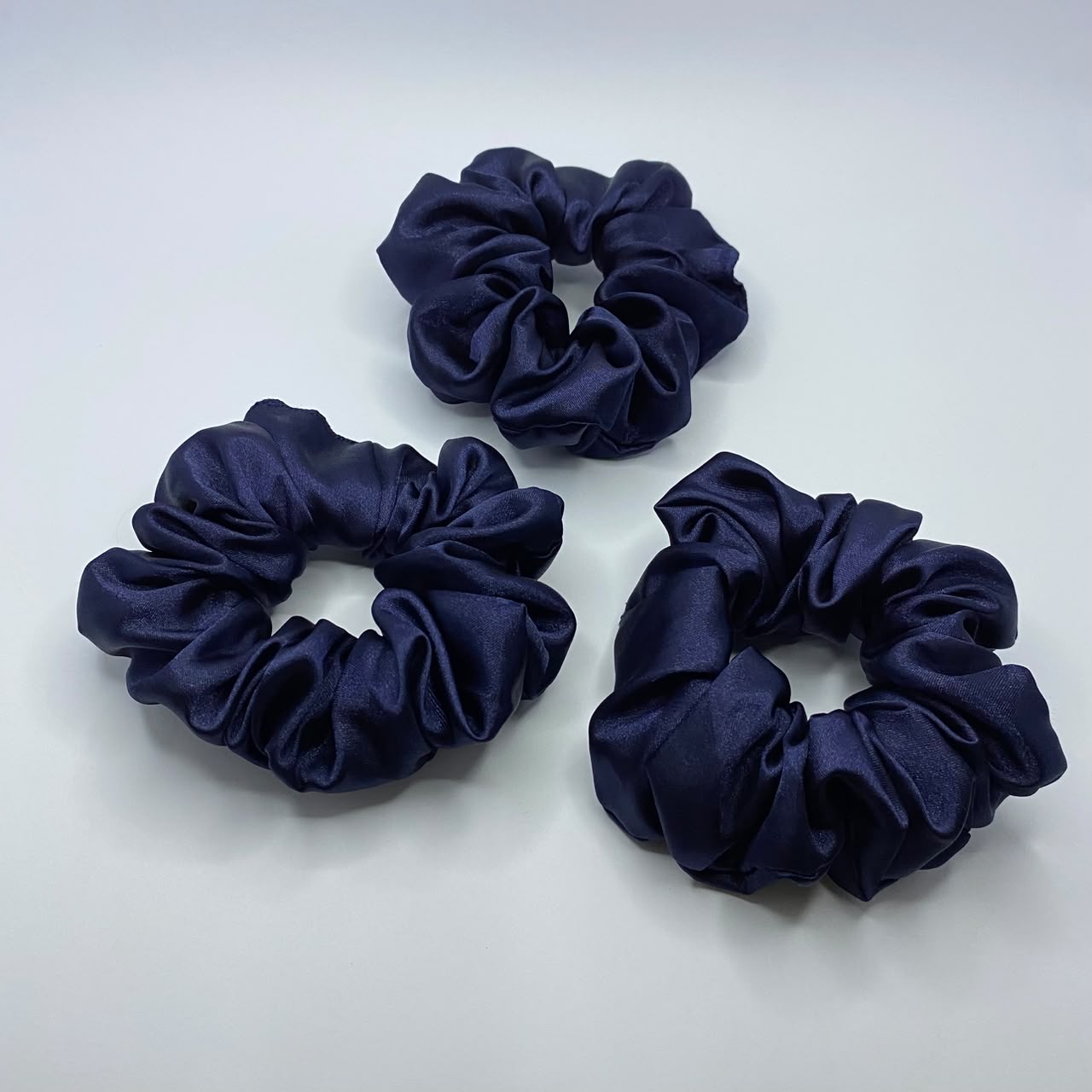 Navy Blue Scrunchie - Image 1