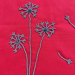 Blue Flower on Pink - Image 2
