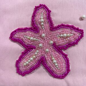 Pink Starfish Tote Bag - Image 3