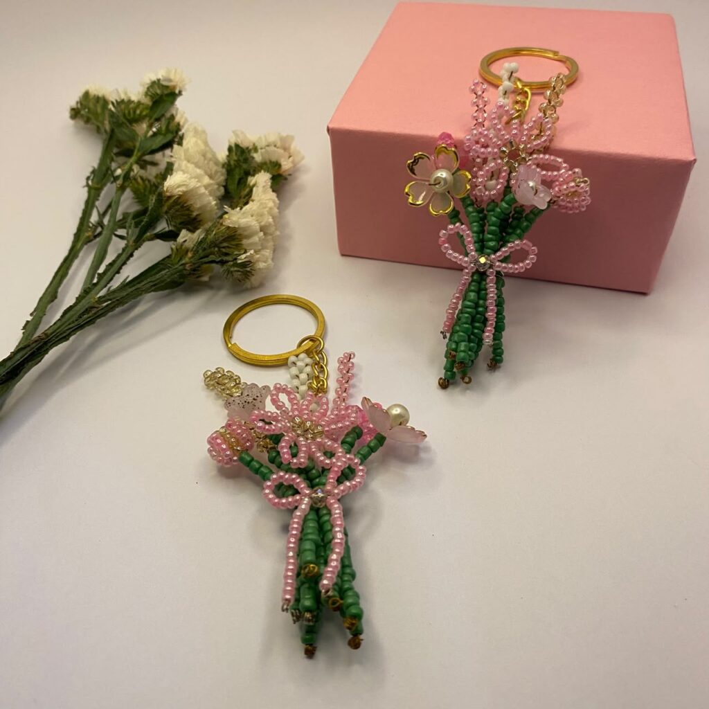 Light Pink Beaded Bouquet