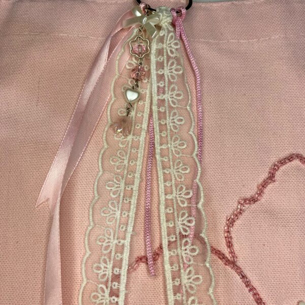 Pink Flower Tote Bag