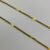 Block bar chain golden
