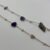 Purple stone chain golden