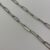 Thick paper clip chain silver