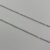 Thinnest crub chain silver