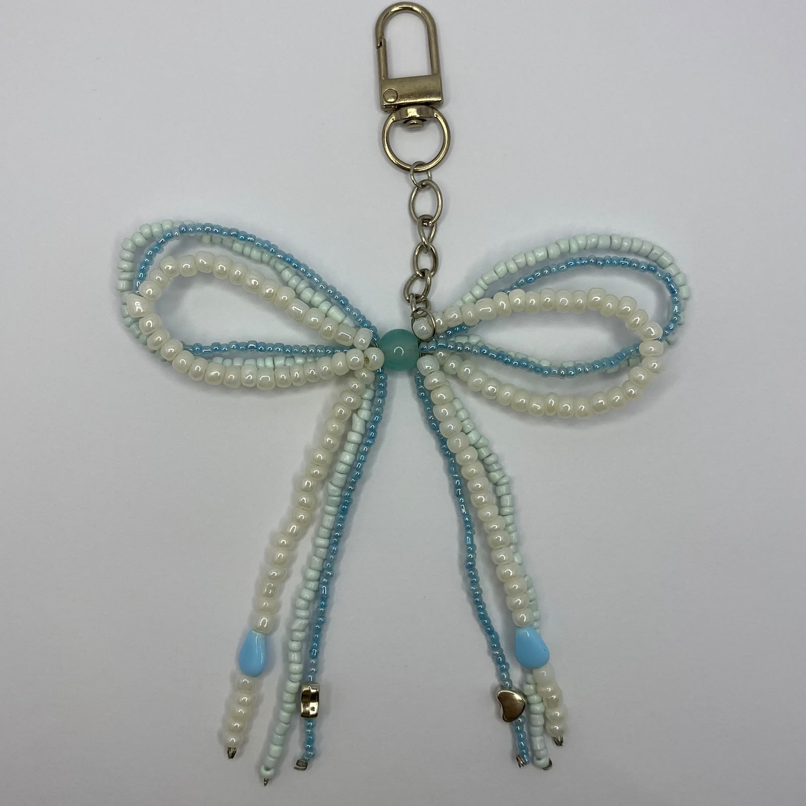 Blue Bow Bag Charm - Image 1