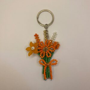 Orange Beaded Bouquet - Image 2