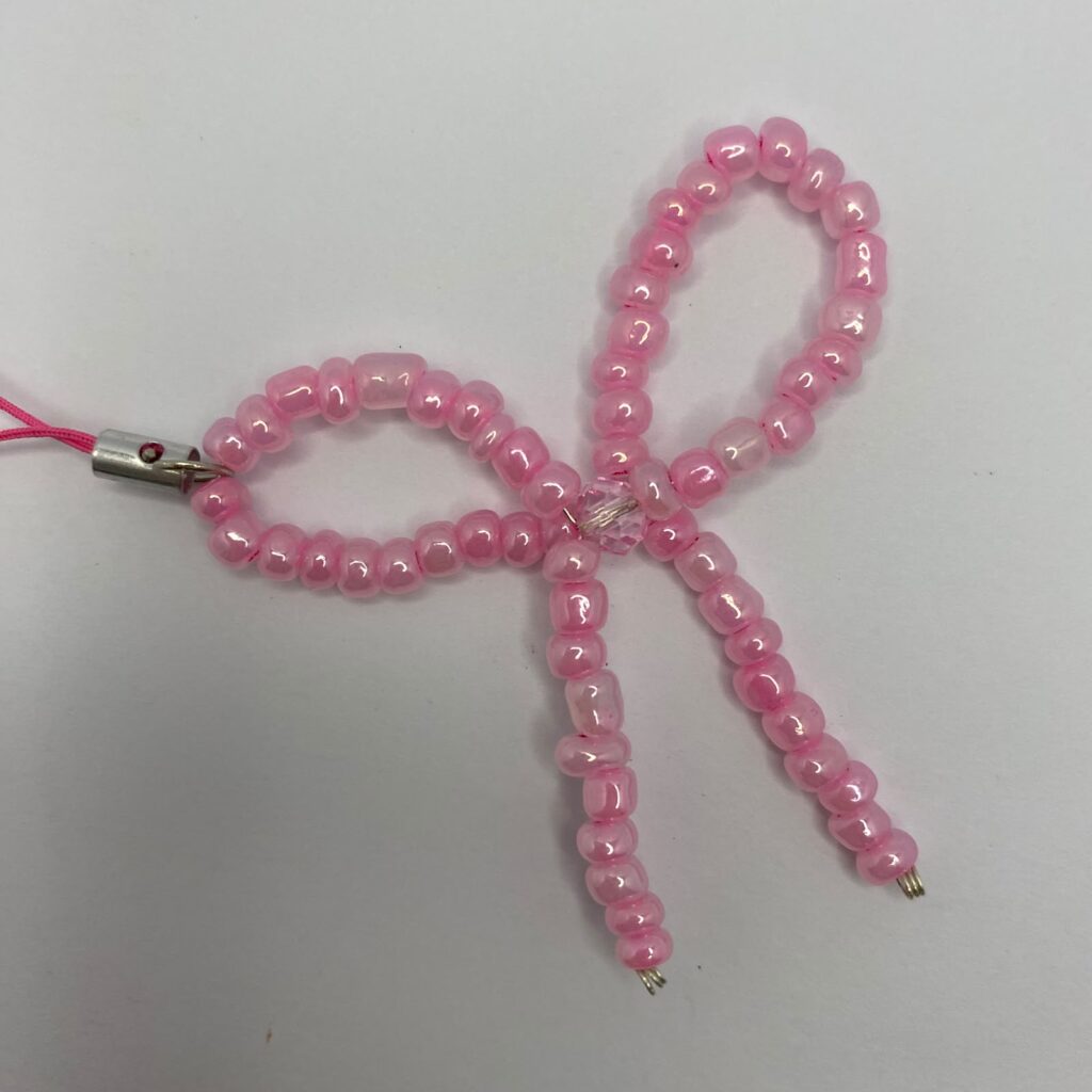 Pink Bow Phonecharm