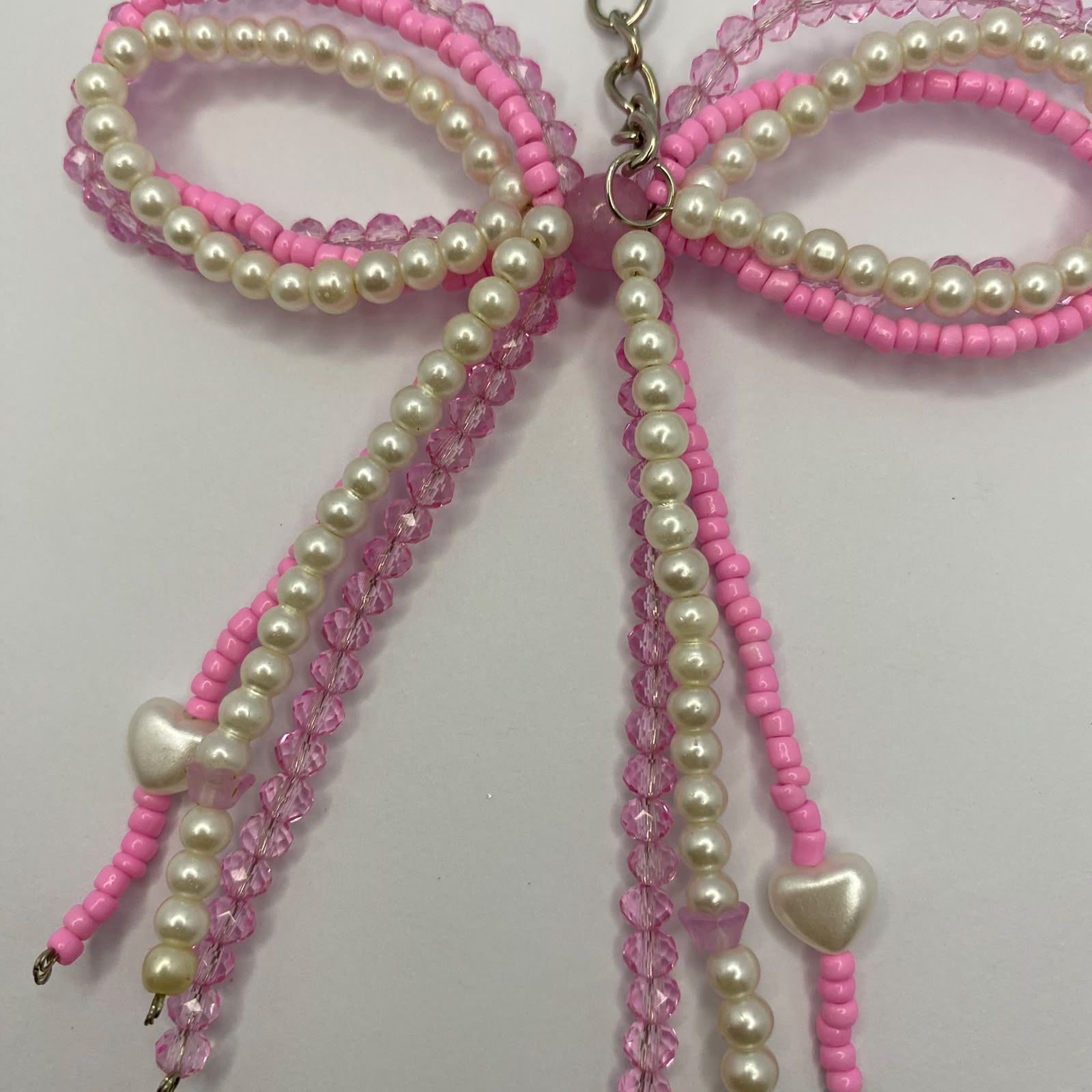 Pink Bow Bag Charm - Image 2