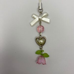 Pink Flower Phonecharm - Image 2