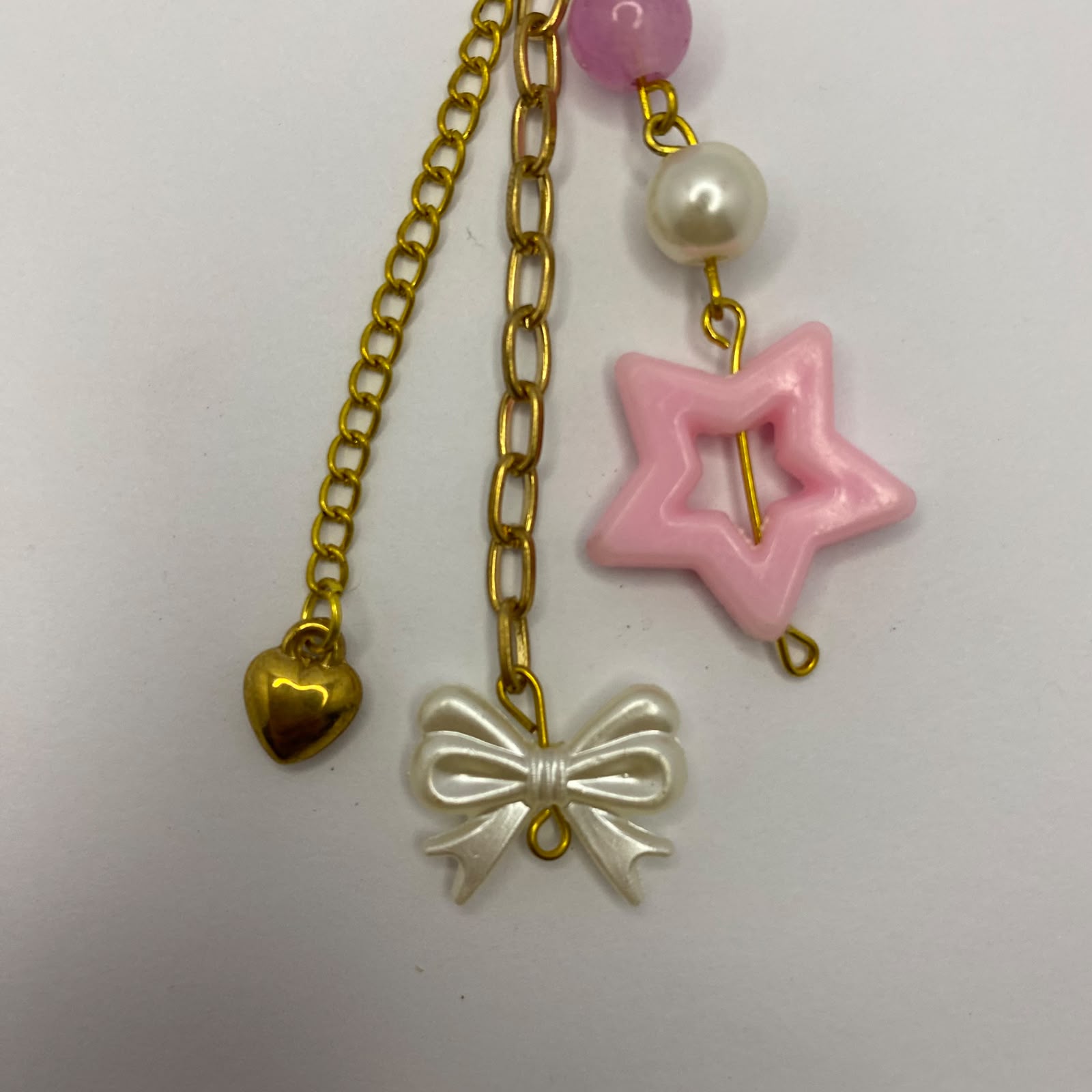 Pink Star Bag Charm - Image 2