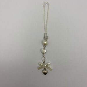 Silver Heart Phonecharm - Image 1