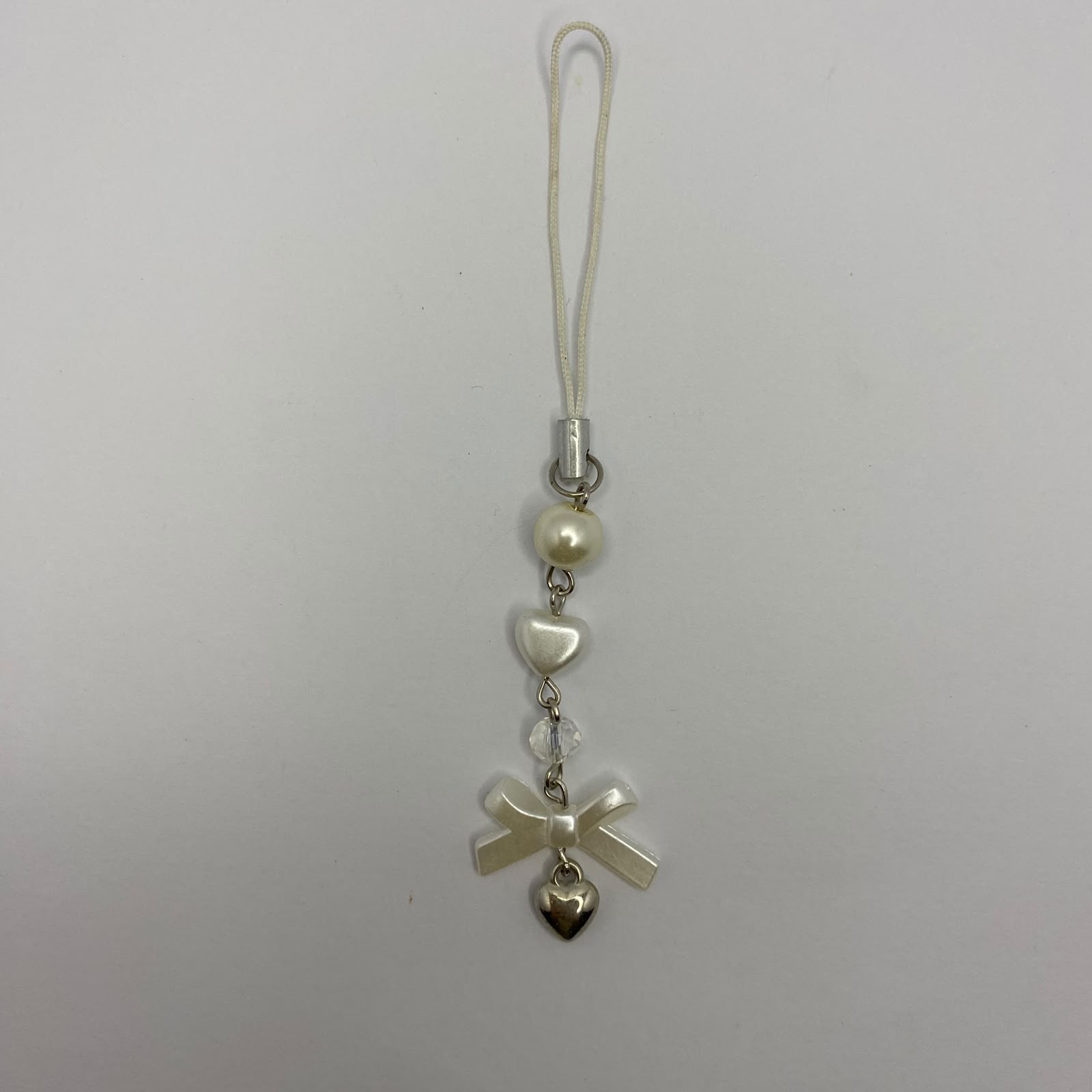 Silver Heart Phonecharm - Image 1