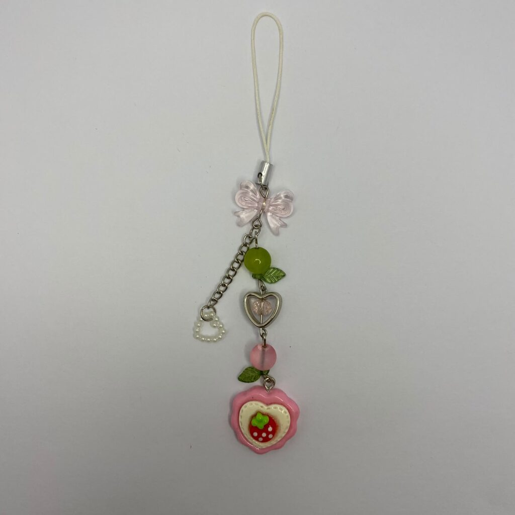 Strawberry Heart Phonecharm
