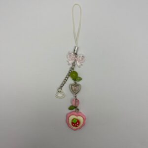 Strawberry Heart Phonecharm - Image 1