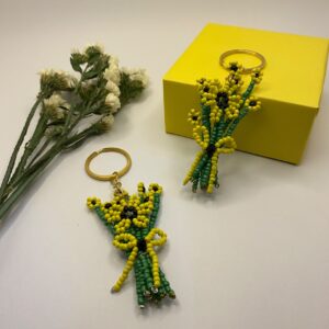 Sunflower Beaded Bouquet - Image 1